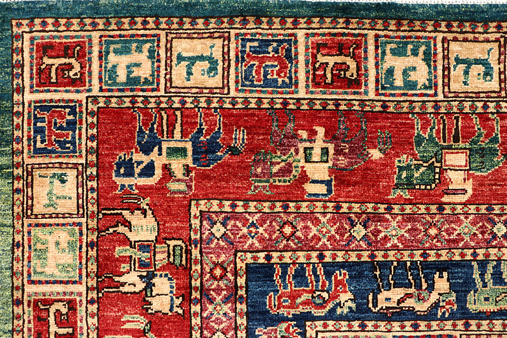 Multi Colored Ziegler 7' 11 x 9' 9 - No. 66167 - ALRUG Rug Store