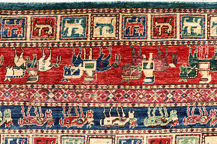 Multi Colored Ziegler 7' 11 x 9' 9 - No. 66167 - ALRUG Rug Store