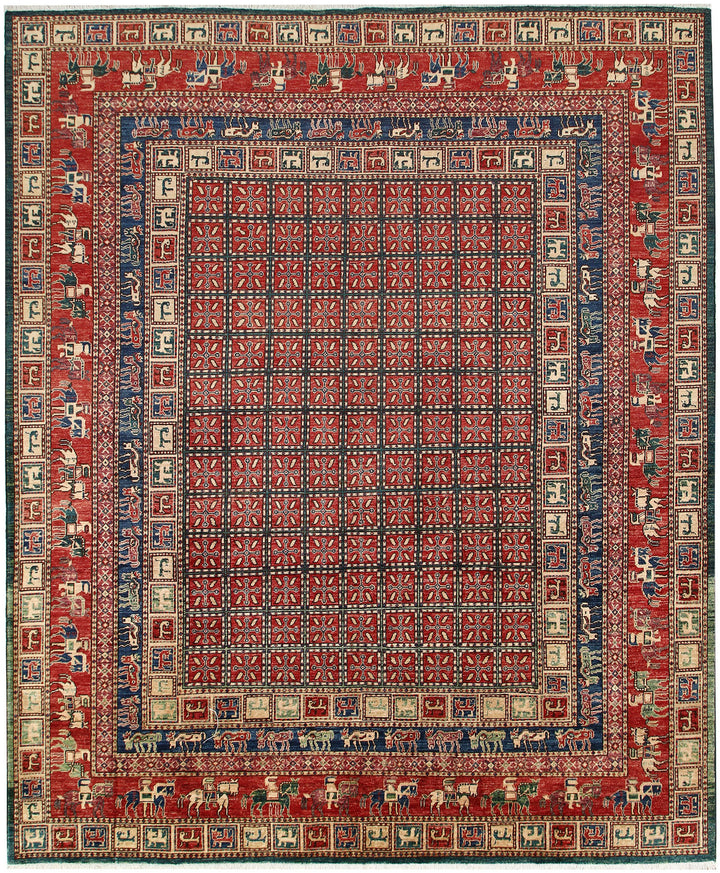 Multi Colored Ziegler 7' 11 x 9' 9 - No. 66167 - ALRUG Rug Store