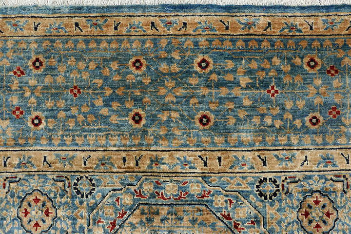 Cadet Blue Mamluk 8' x 10' 3 - No. 66171 - ALRUG Rug Store
