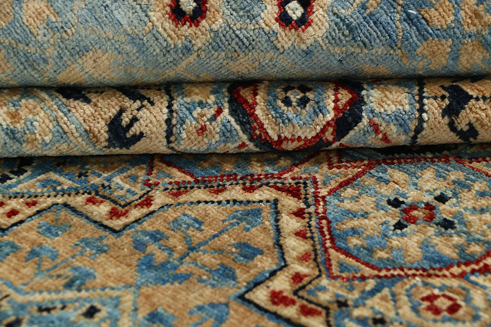 Cadet Blue Mamluk 8' x 10' 3 - No. 66171 - ALRUG Rug Store