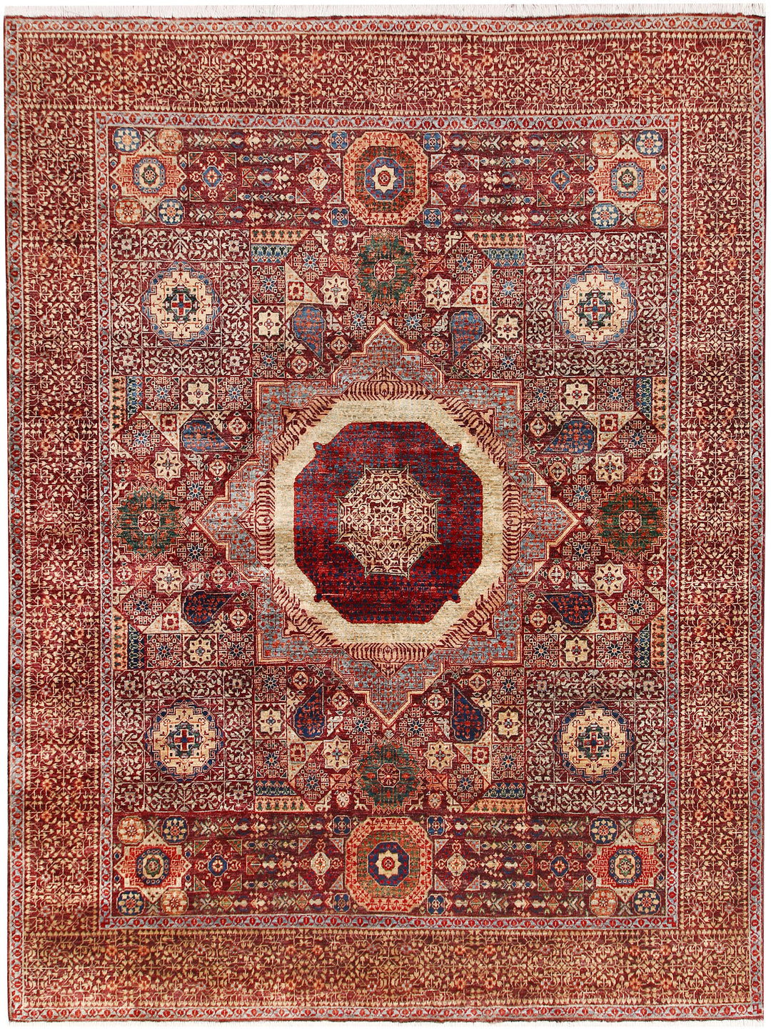 Multi Colored Mamluk 7' 9 x 10' - No. 66172 - ALRUG Rug Store