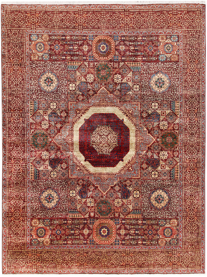 Multi Colored Mamluk 7' 9 x 10' - No. 66172 - ALRUG Rug Store