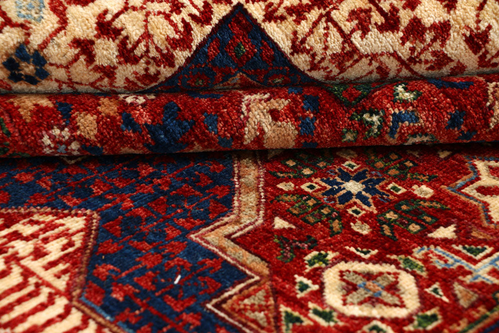 Dark Red Mamluk 8' 7 x 11' 8 - No. 66173 - ALRUG Rug Store
