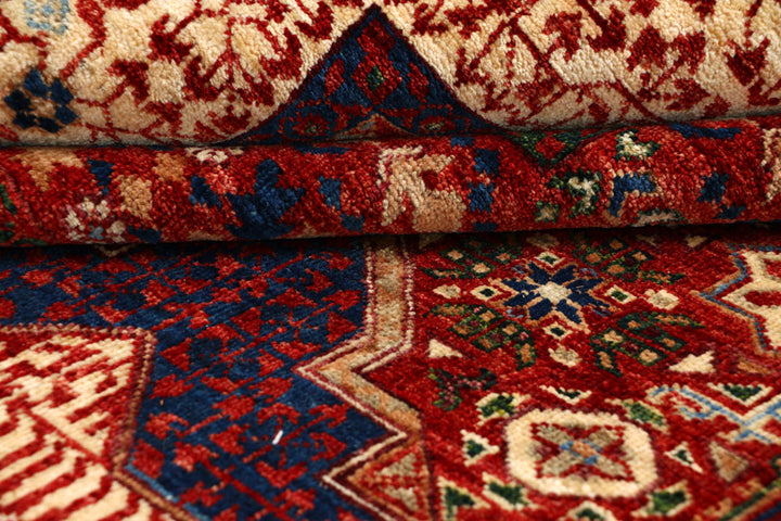 Dark Red Mamluk 8' 7 x 11' 8 - No. 66173 - ALRUG Rug Store