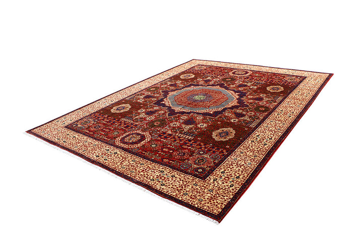 Dark Red Mamluk 8' 7 x 11' 8 - No. 66173 - ALRUG Rug Store