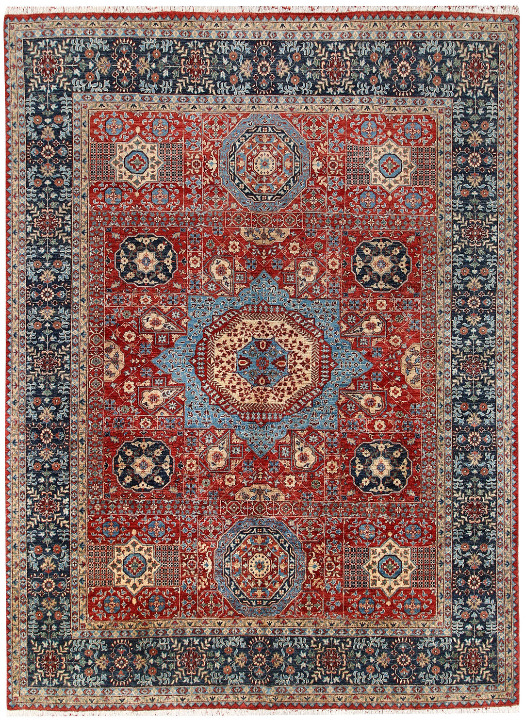 Firebrick Mamluk 8' 10 x 11' 7 - No. 66174 - ALRUG Rug Store