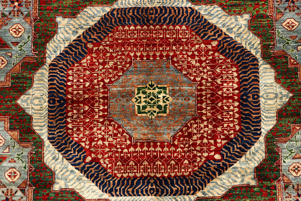 Multi Colored Mamluk 7' 11 x 9' 11 - No. 66175 - ALRUG Rug Store