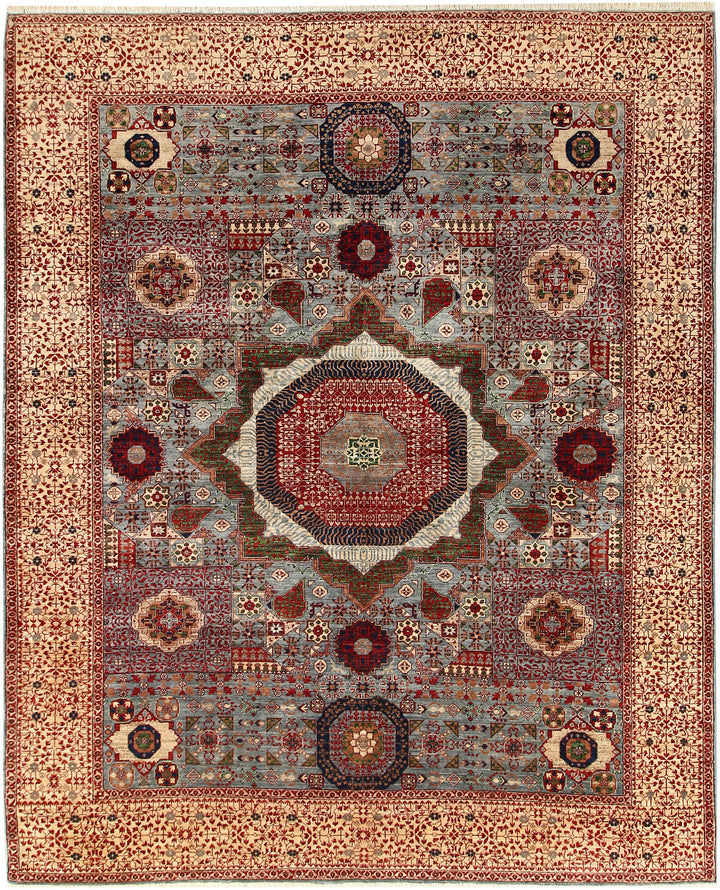 Multi Colored Mamluk 7' 11 x 9' 11 - No. 66175 - ALRUG Rug Store