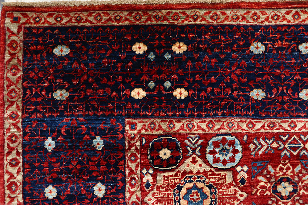 Dark Red Mamluk 7' 10 x 9' 9 - No. 66176 - ALRUG Rug Store