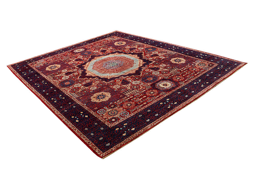 Dark Red Mamluk 7' 10 x 9' 9 - No. 66176 - ALRUG Rug Store