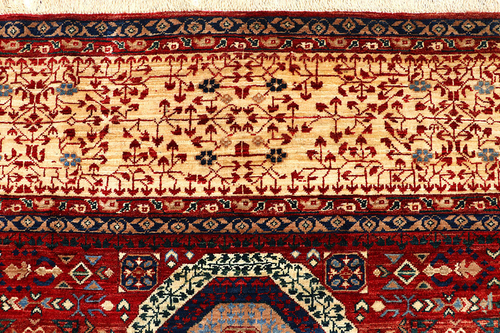 Dark Red Mamluk 9' x 11' 6 - No. 66177 - ALRUG Rug Store