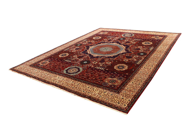 Dark Red Mamluk 9' x 11' 6 - No. 66177 - ALRUG Rug Store