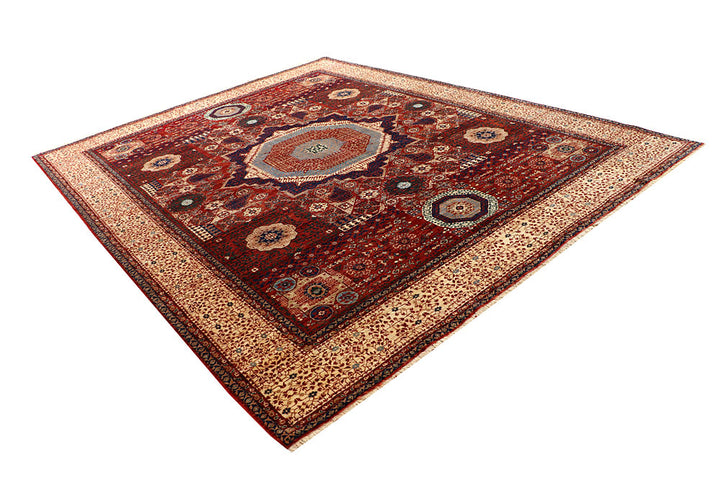 Dark Red Mamluk 9' x 11' 6 - No. 66177 - ALRUG Rug Store