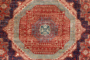 Dark Red Mamluk 8' x 9' 7 - No. 66178 - ALRUG Rug Store