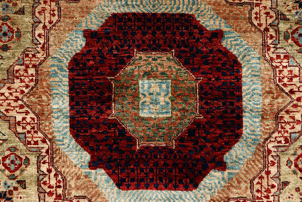 Tan Mamluk 5' 7 x 7' 10 - No. 66179 - ALRUG Rug Store