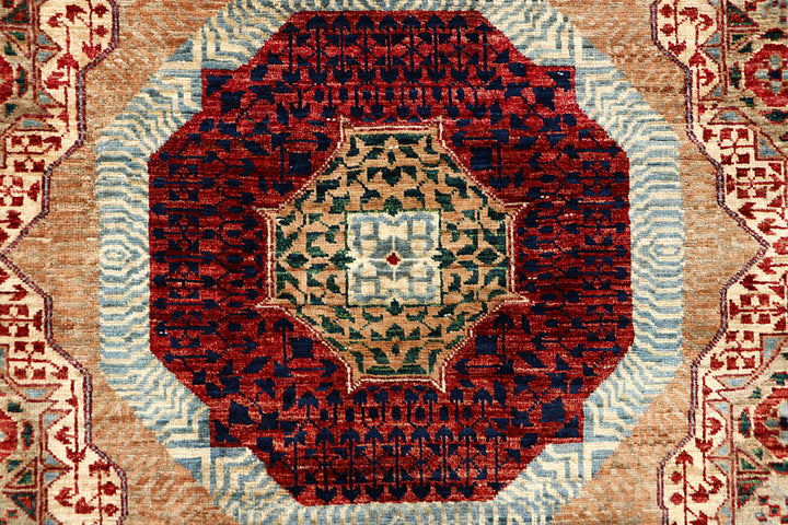 Tan Mamluk 5' 11 x 8' 9 - No. 66180 - ALRUG Rug Store
