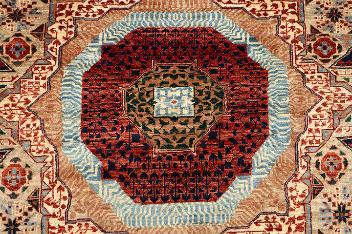 Tan Mamluk 5' 10 x 8' 6 - No. 66181 - ALRUG Rug Store