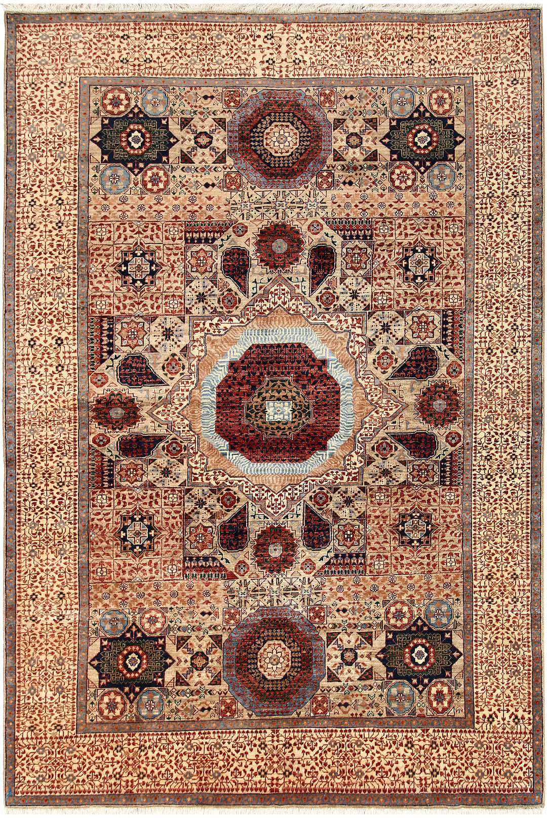 Tan Mamluk 5' 10 x 8' 6 - No. 66181 - ALRUG Rug Store