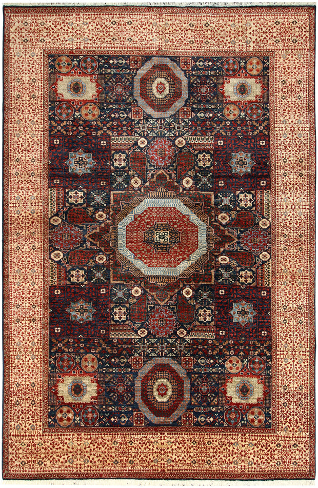 Multi Colored Mamluk 5' 10 x 8' 9 - No. 66182 - ALRUG Rug Store