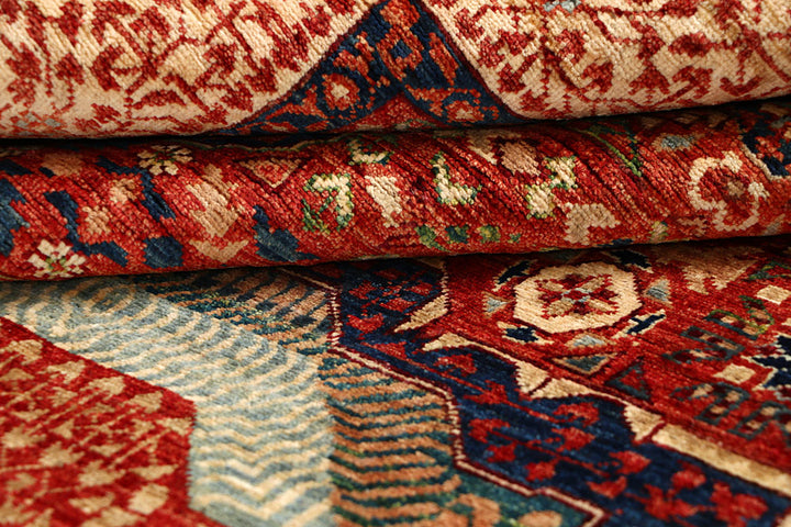 Dark Red Mamluk 5' 11 x 9' 1 - No. 66183 - ALRUG Rug Store