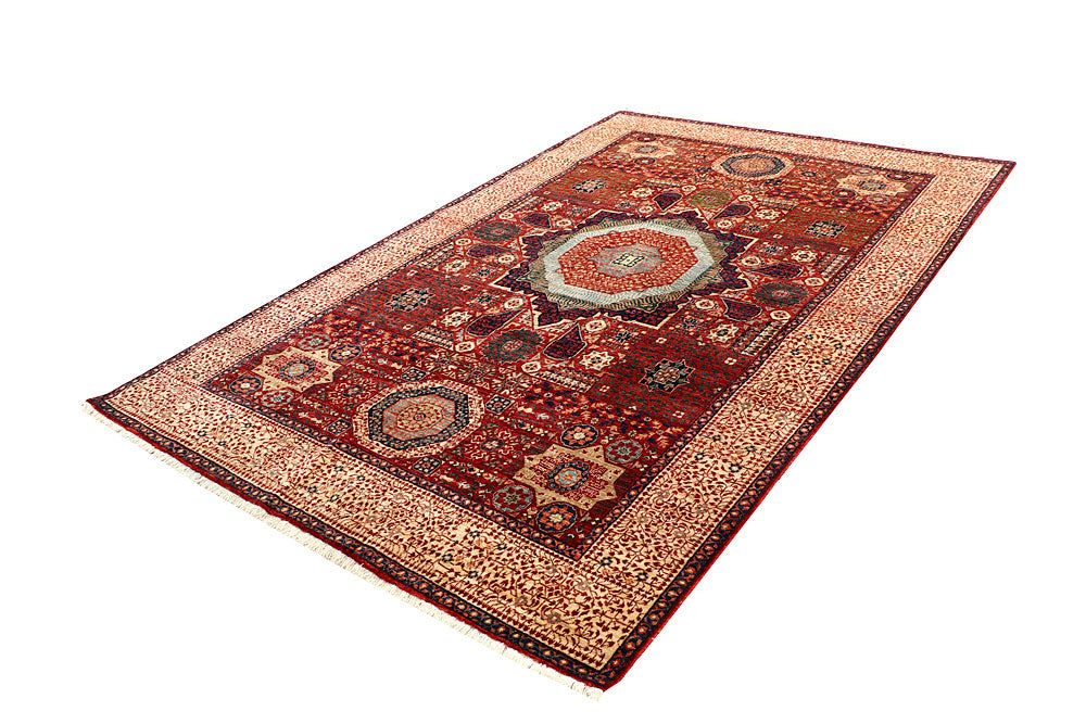 Dark Red Mamluk 5' 11 x 9' 1 - No. 66183 - ALRUG Rug Store