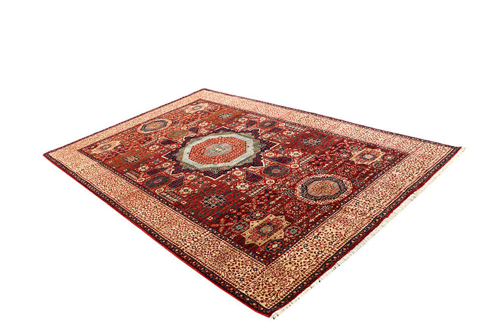 Dark Red Mamluk 5' 11 x 9' 1 - No. 66183 - ALRUG Rug Store