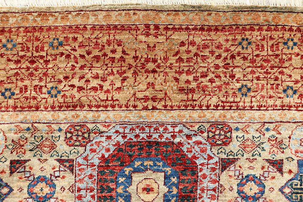 Tan Mamluk 4' 10 x 6' 11 - No. 66184 - ALRUG Rug Store