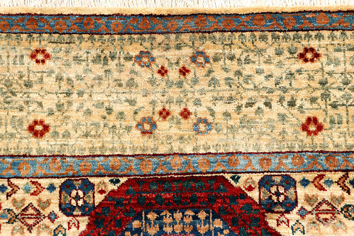 Blanched Almond Mamluk 4' 9 x 6' 11 - No. 66185 - ALRUG Rug Store