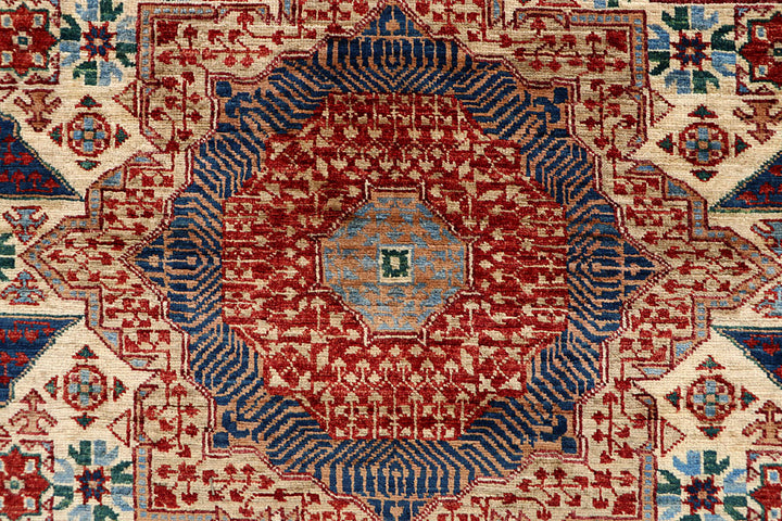 Blanched Almond Mamluk 4' x 6' 2 - No. 66186 - ALRUG Rug Store