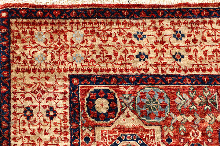 Dark Red Mamluk 3' 11 x 6' - No. 66187 - ALRUG Rug Store