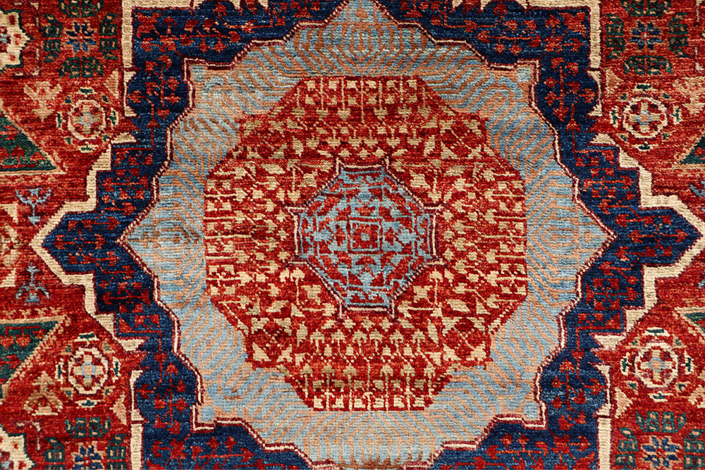 Dark Red Mamluk 3' 11 x 6' - No. 66187 - ALRUG Rug Store