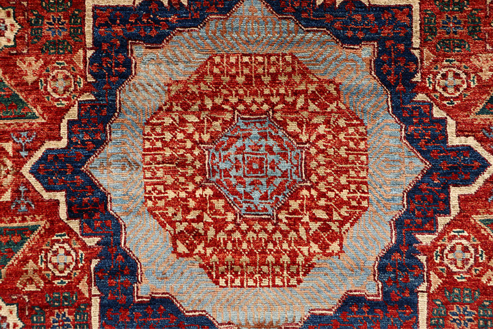 Dark Red Mamluk 3' 11 x 6' - No. 66187 - ALRUG Rug Store