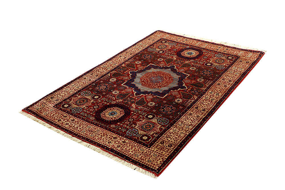 Dark Red Mamluk 3' 11 x 6' - No. 66187 - ALRUG Rug Store