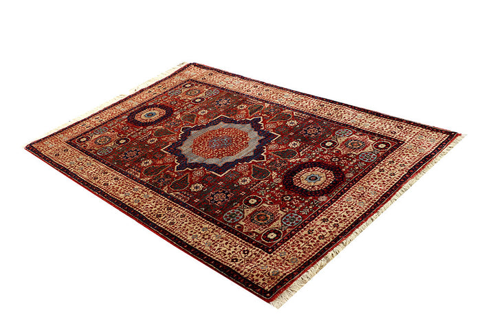 Dark Red Mamluk 3' 11 x 6' - No. 66187 - ALRUG Rug Store