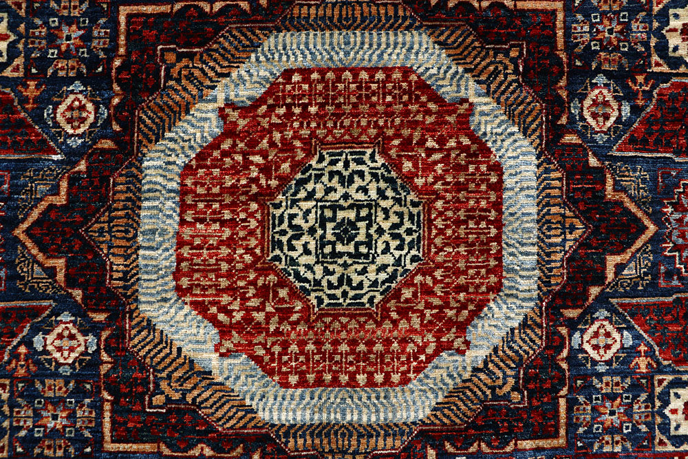 Midnight Blue Mamluk 4' 11 x 6' 10 - No. 66189 - ALRUG Rug Store