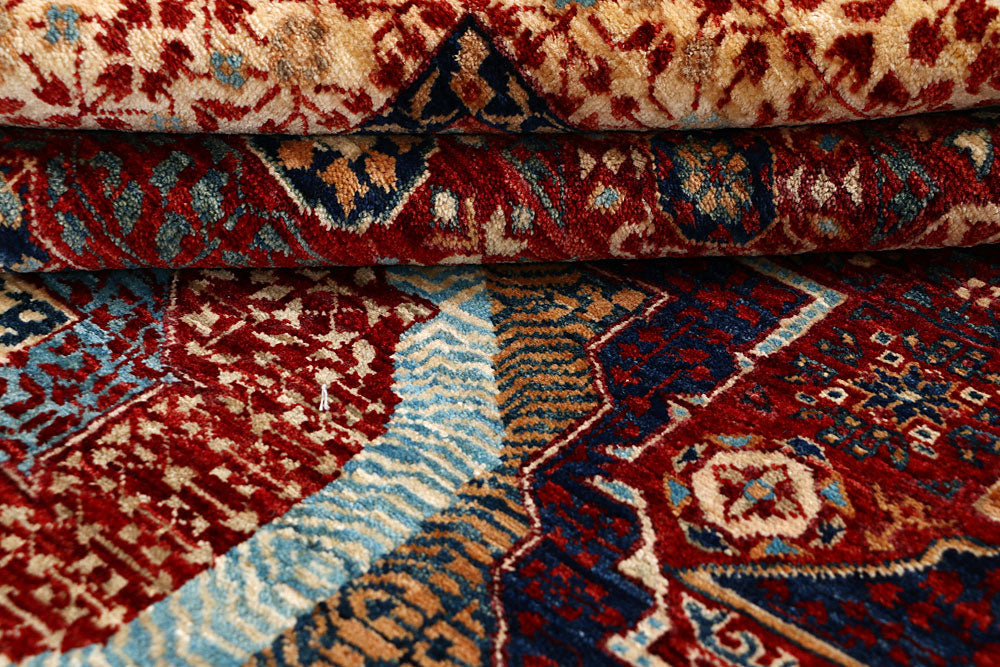 Dark Red Mamluk 4' 11 x 6' 10 - No. 66190 - ALRUG Rug Store