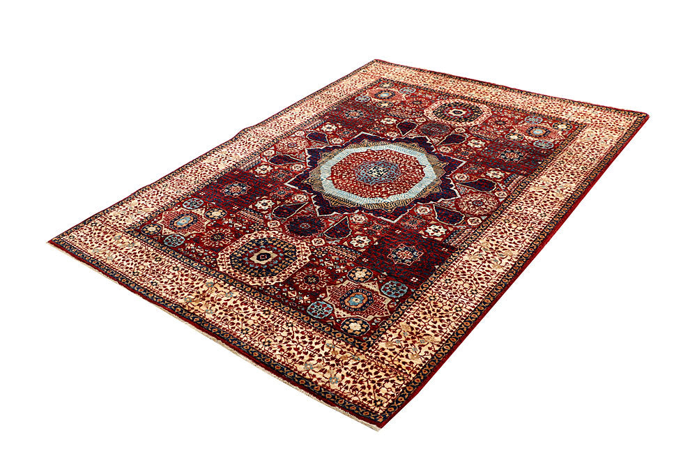 Dark Red Mamluk 4' 11 x 6' 10 - No. 66190 - ALRUG Rug Store