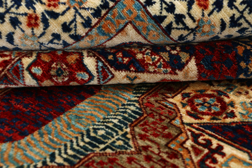 Blanched Almond Mamluk 4' 11 x 6' 9 - No. 66191 - ALRUG Rug Store