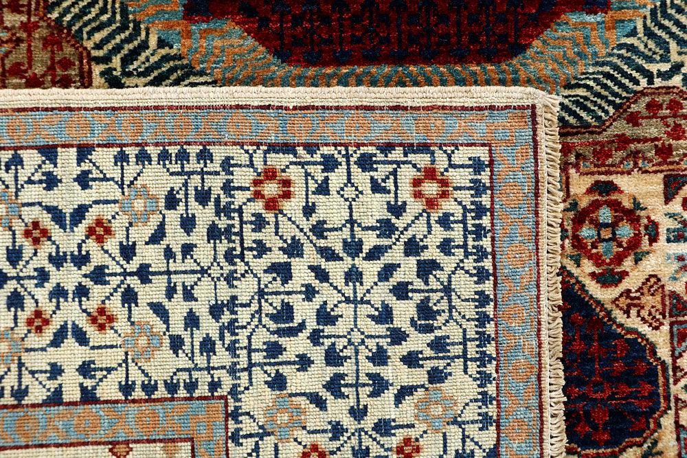 Blanched Almond Mamluk 4' 11 x 6' 9 - No. 66191 - ALRUG Rug Store