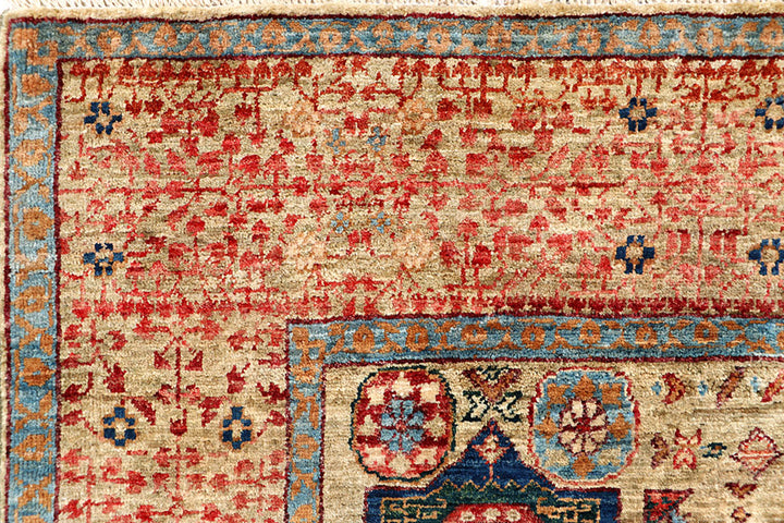 Tan Mamluk 4' 9 x 7' 2 - No. 66192 - ALRUG Rug Store