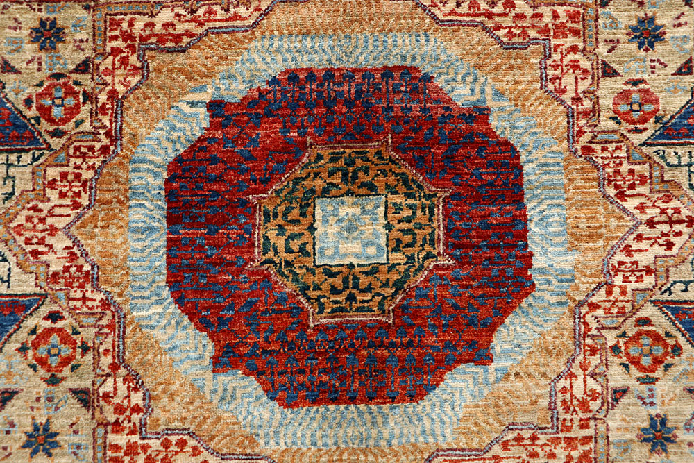 Tan Mamluk 4' 9 x 7' 2 - No. 66192 - ALRUG Rug Store