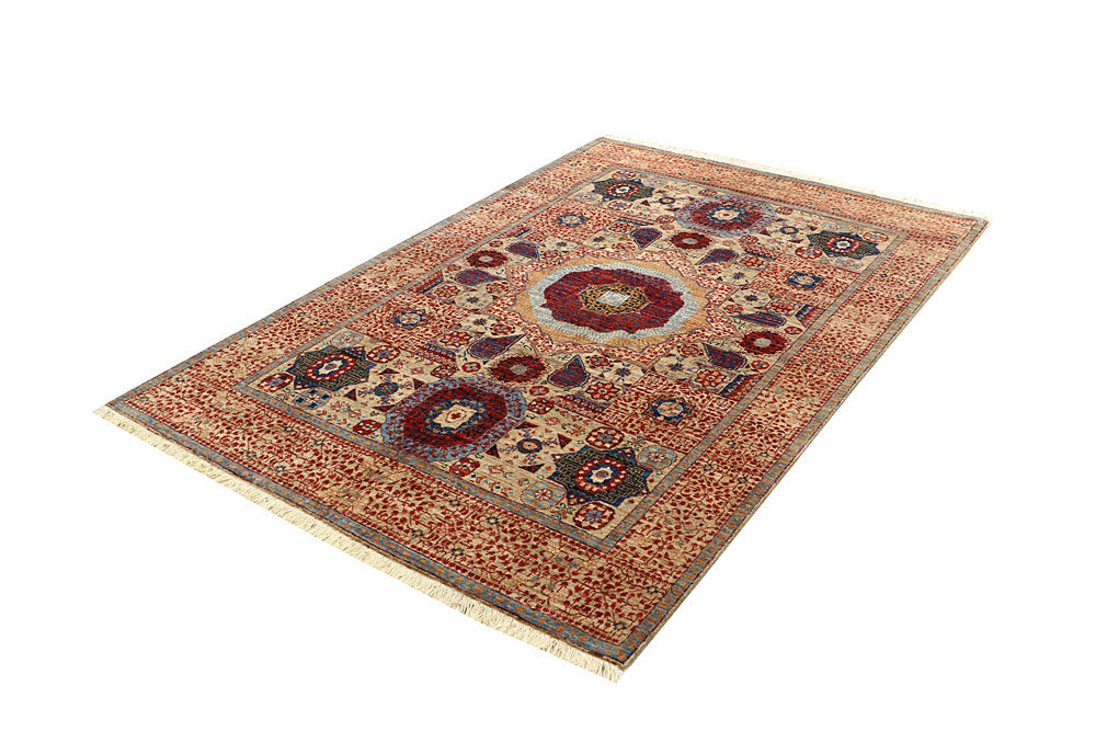 Tan Mamluk 4' 9 x 7' 2 - No. 66192 - ALRUG Rug Store