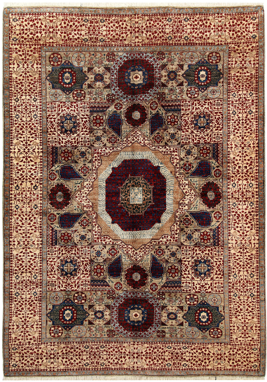 Tan Mamluk 5' x 7' 3 - No. 66193 - ALRUG Rug Store
