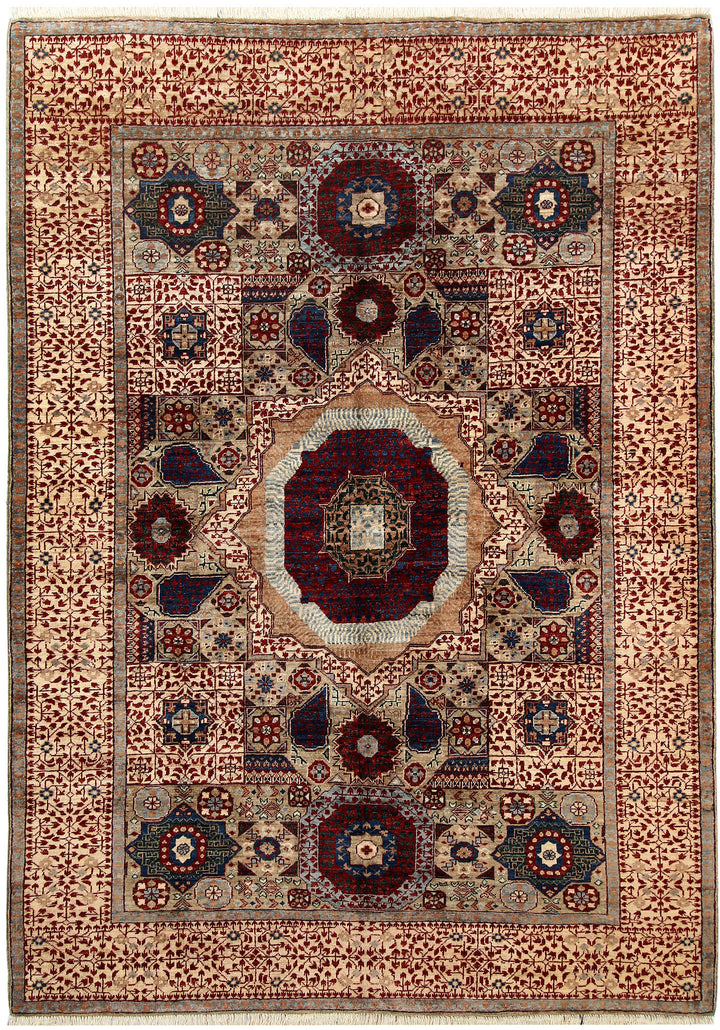 Tan Mamluk 5' x 7' 3 - No. 66193 - ALRUG Rug Store