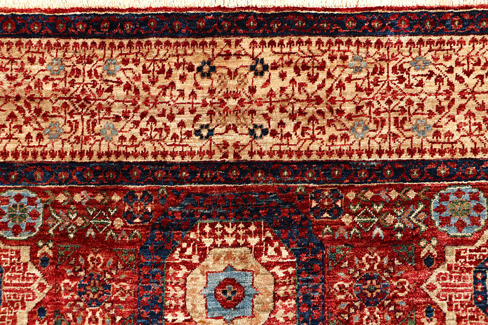 Dark Red Mamluk 4' 9 x 6' 9 - No. 66194 - ALRUG Rug Store