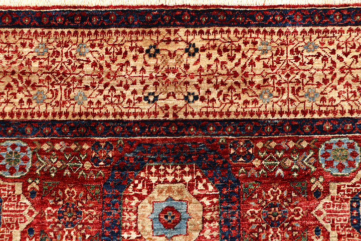 Dark Red Mamluk 4' 9 x 6' 9 - No. 66194 - ALRUG Rug Store