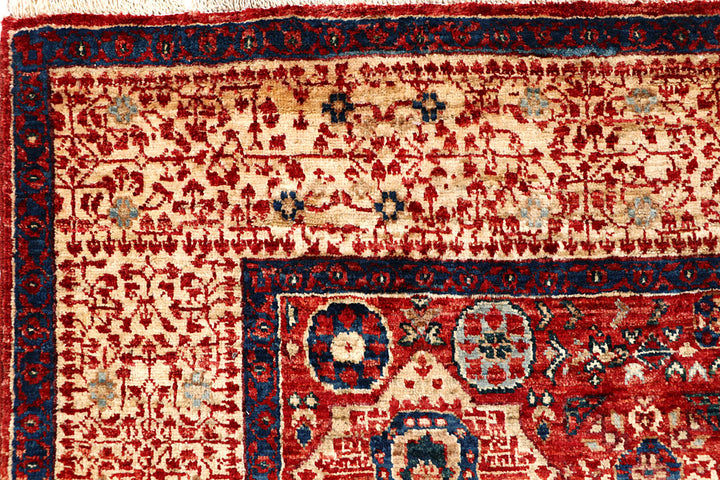 Dark Red Mamluk 4' 9 x 7' - No. 66195 - ALRUG Rug Store