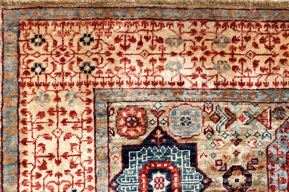 Multi Colored Mamluk 4' 3 x 6' 3 - No. 66196 - ALRUG Rug Store