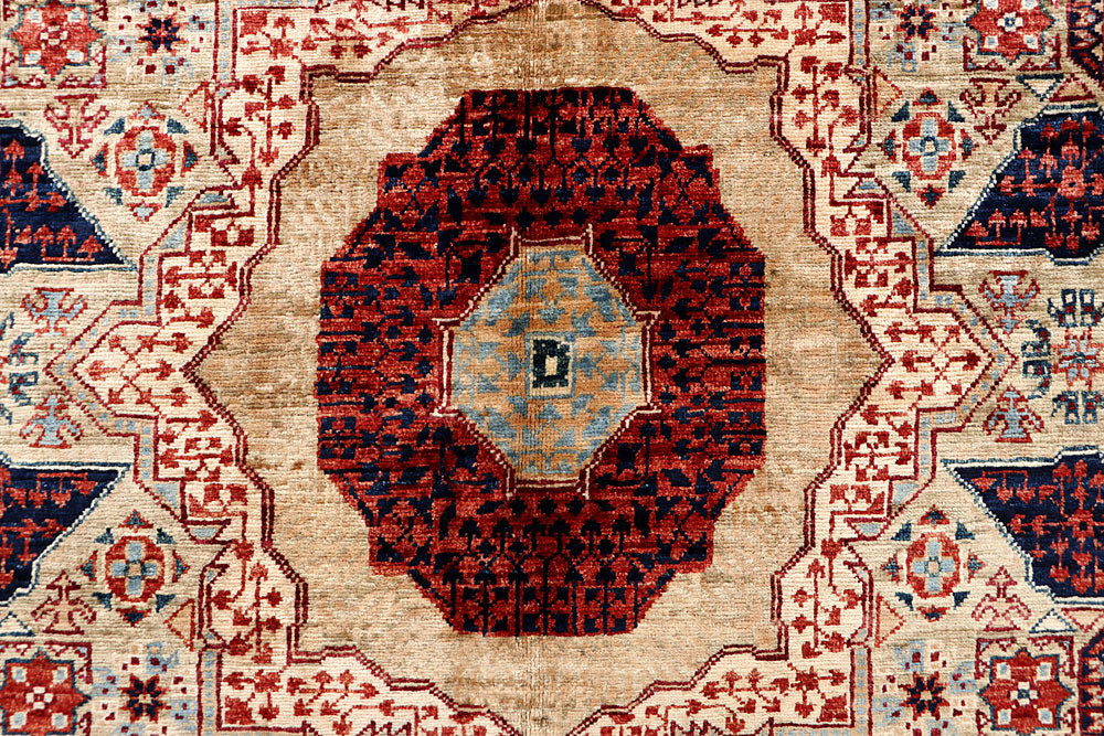 Multi Colored Mamluk 4' 3 x 6' 3 - No. 66196 - ALRUG Rug Store